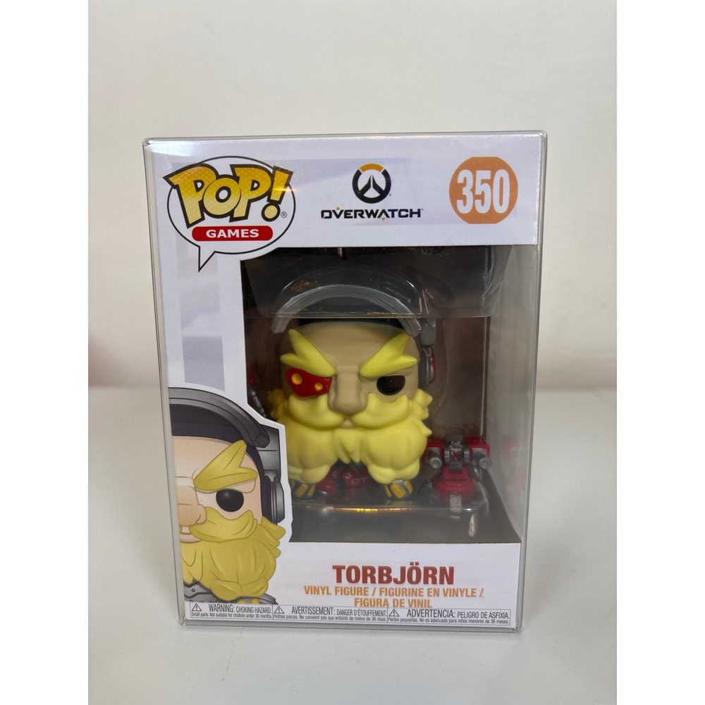 Funko Pop Games Overwatch Torbjorn Vinyl 350 Blizzard Entertainment Protector